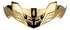SPOILER/ALERON DORADO PARA CASCO OBSIDIAN